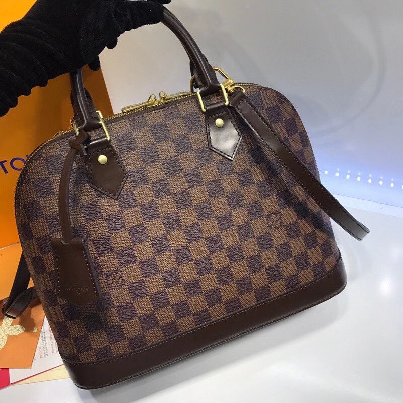 Louis Vuitton ALMA PM Damier Ebene Handbag N53151 